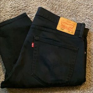 Men’s black Levi 508 jean 36X32